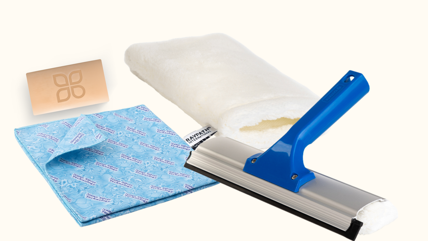 UNIVERSAL CLEANING SETT WITH WINDOW WASHER