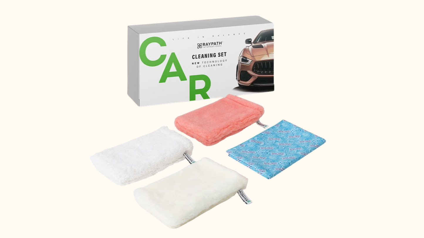 RENGJØRINGSSETT FOR BIL UTEN SÅPE