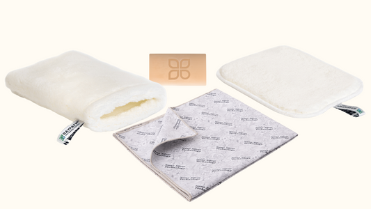 MINI CLEANING SET FOR KITCHEN + WHITE CLEANING GLOVE